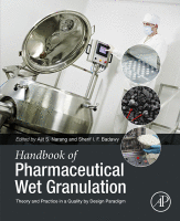 Cover of a handbook for pharmaceutical wet granulation