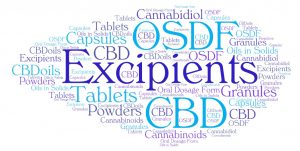 Role of Excipients in CBD Production