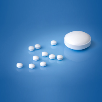 tablets on a blue background