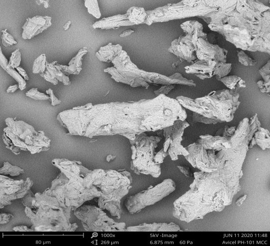 microkristallijne cellulose, avicel ph 101 1000x