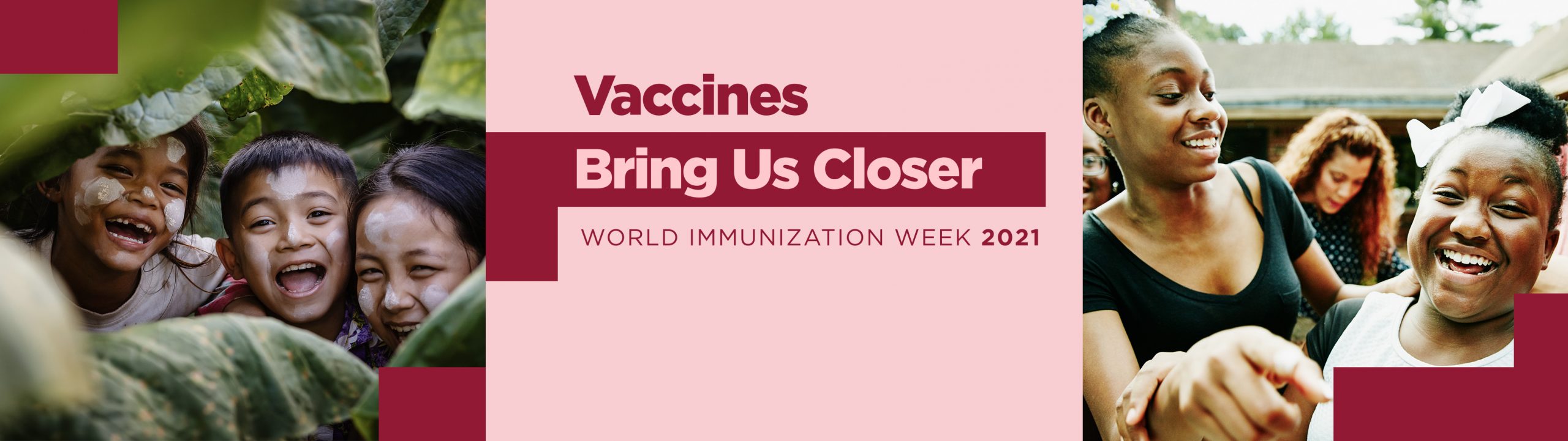 Vaccines bring us closer - who