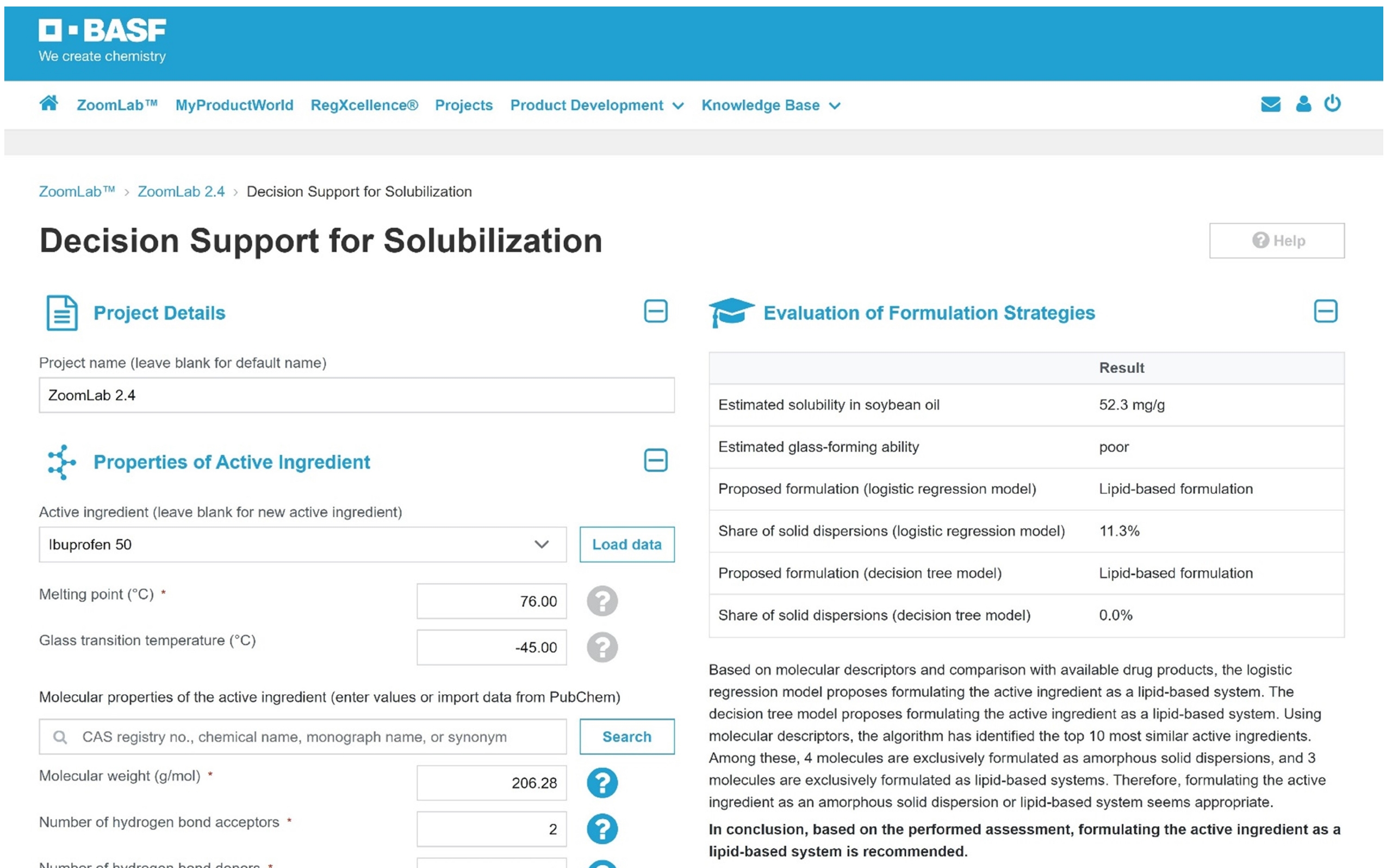 Decision Support for Solubilization is now available in ZoomLab™