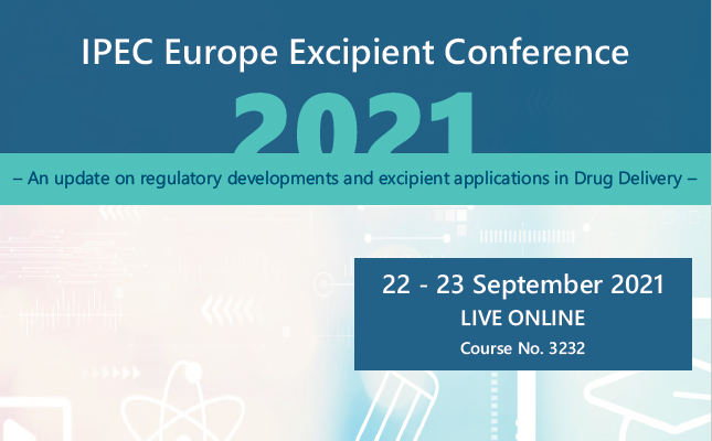 IPEC Europe excipient conference_teaser