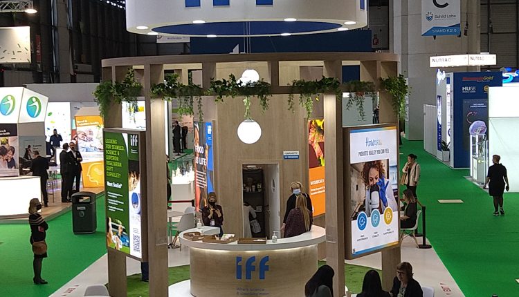 IFF booth at Vitafoods 2021