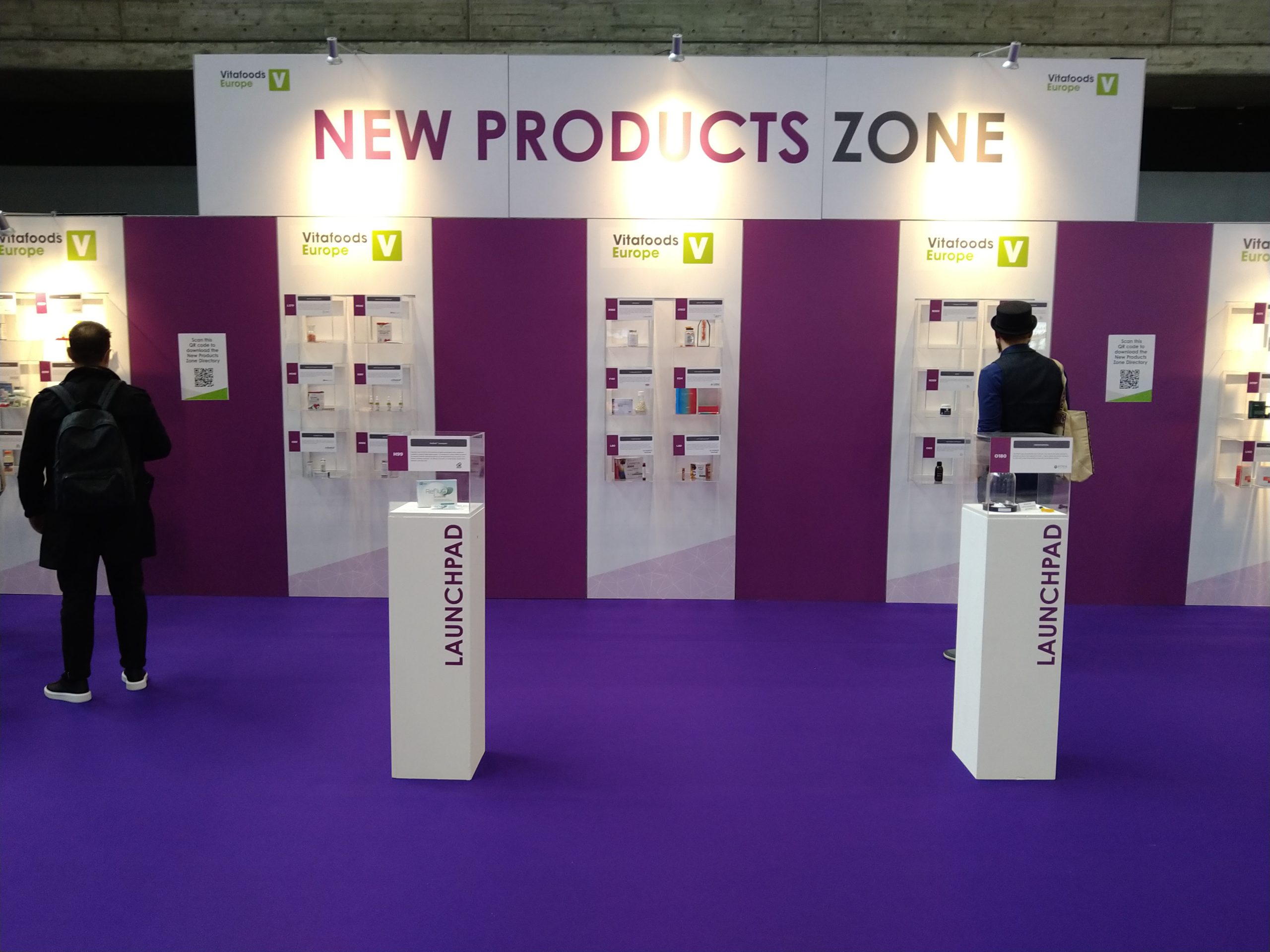 New products zone at Vitafoods