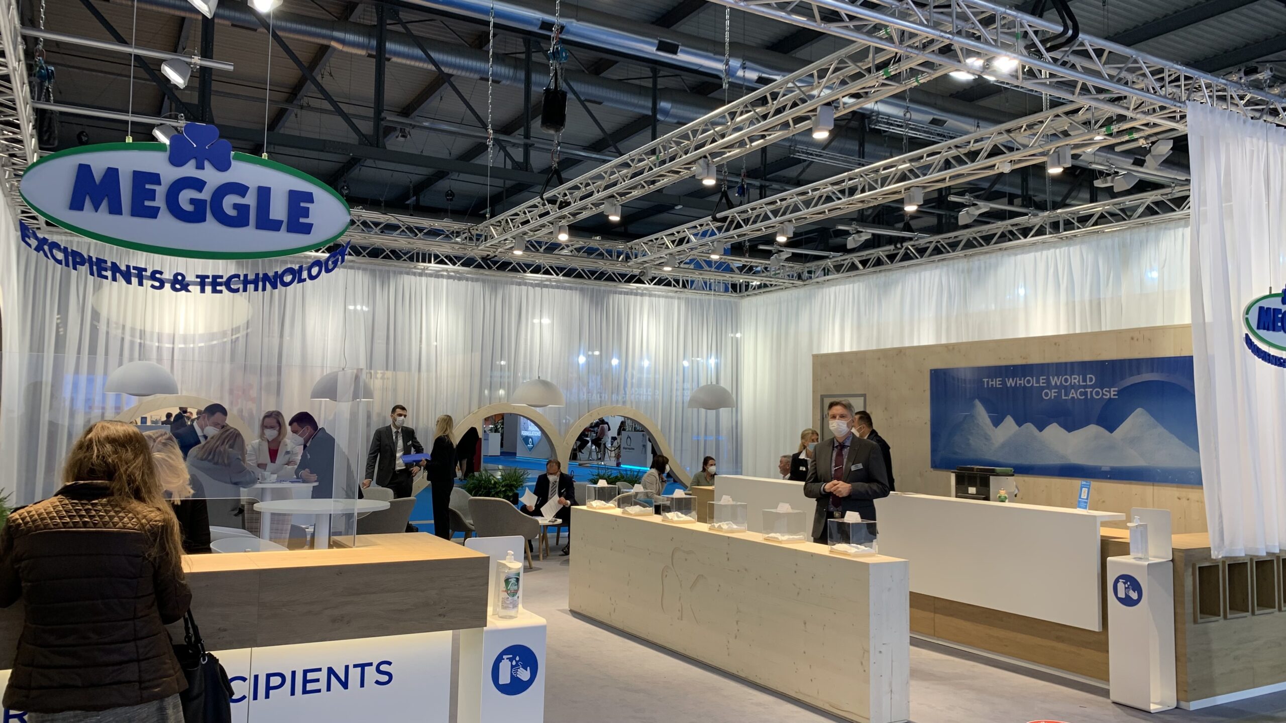 Meggle booth at CPhI 2021