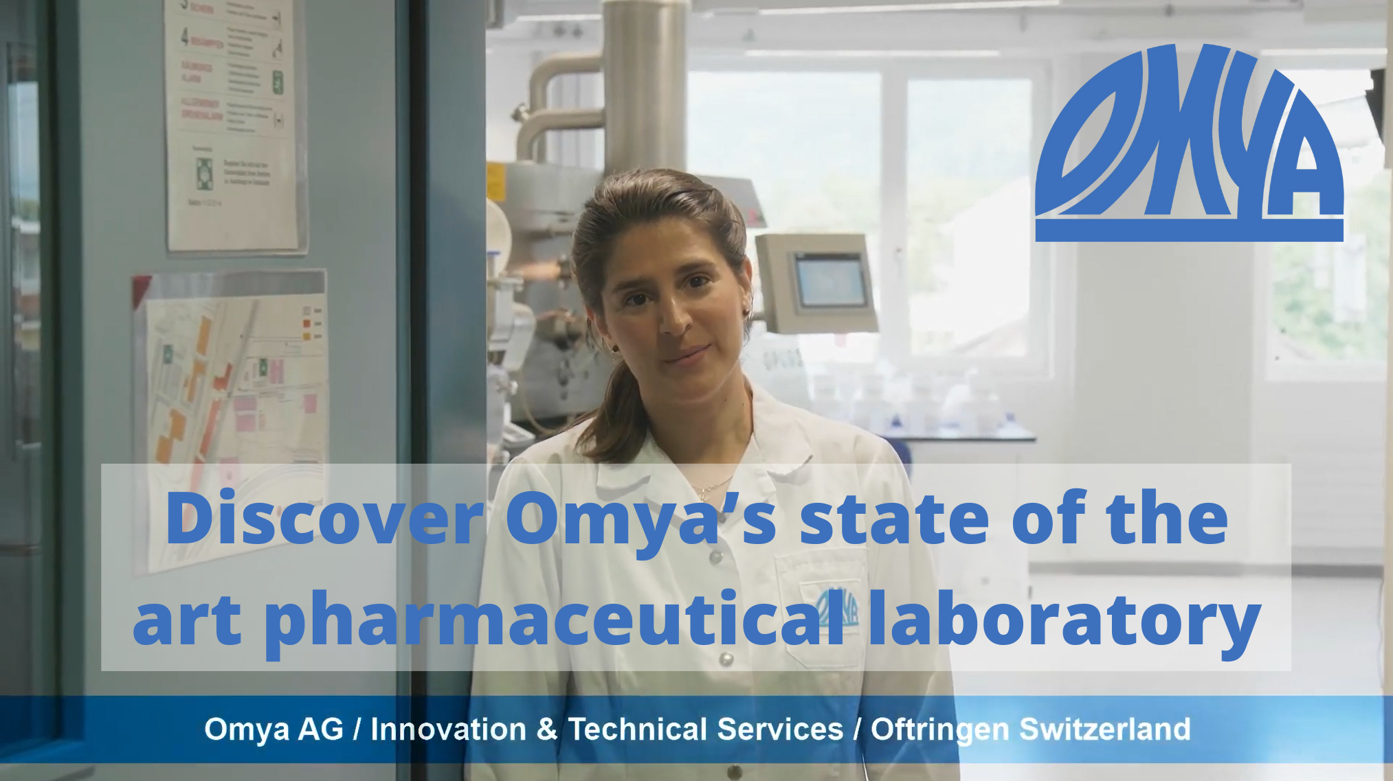 Omya’s state of the art pharmaceutical laboratory