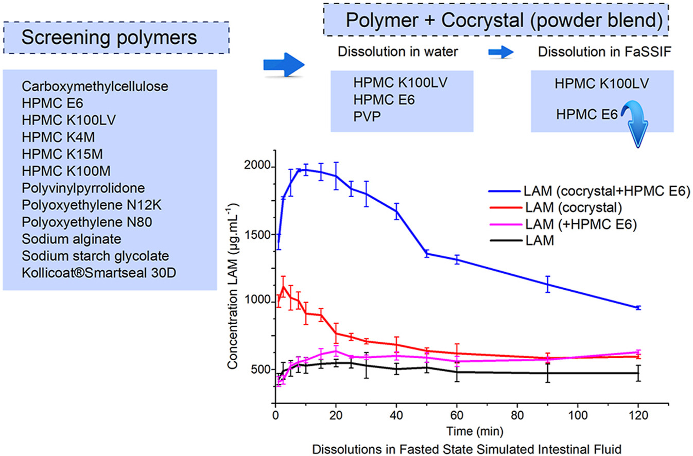 Polymer selection to increase in vitro supersaturation
