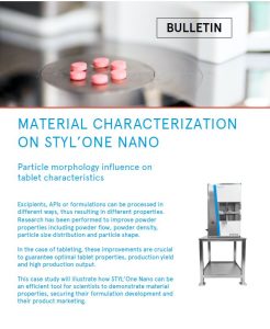 Material characterization_Medelpharm_Styl one nano