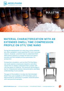 Material Characterization with an extended dwell time compression profile on STYL´ One NANO_brochure image