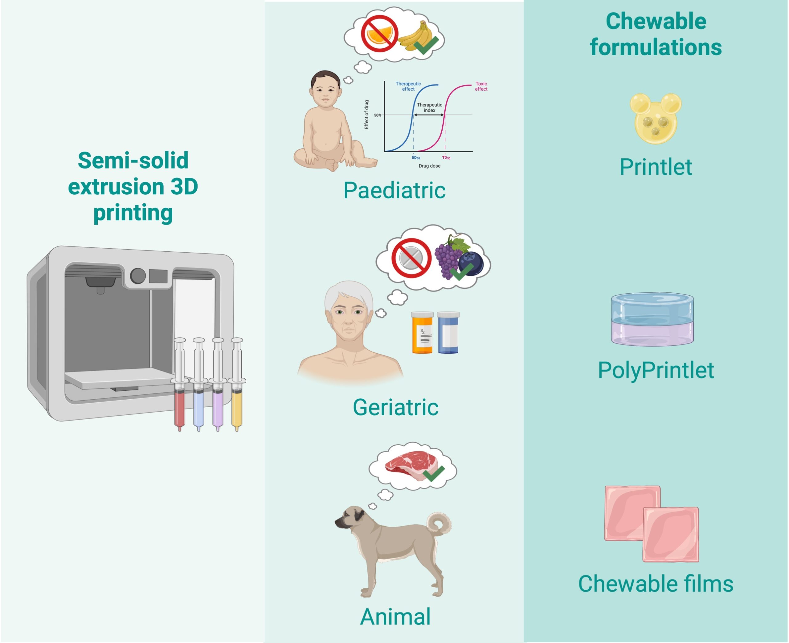 Innovations in Chewable Formulations: The Novelty and Applications of 3D Printing in Drug Product Design
