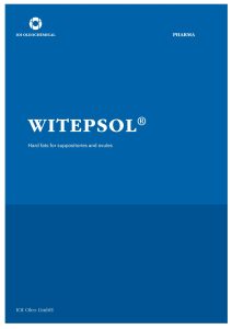 Witepsol_Brochure IOI Oleo GmbH