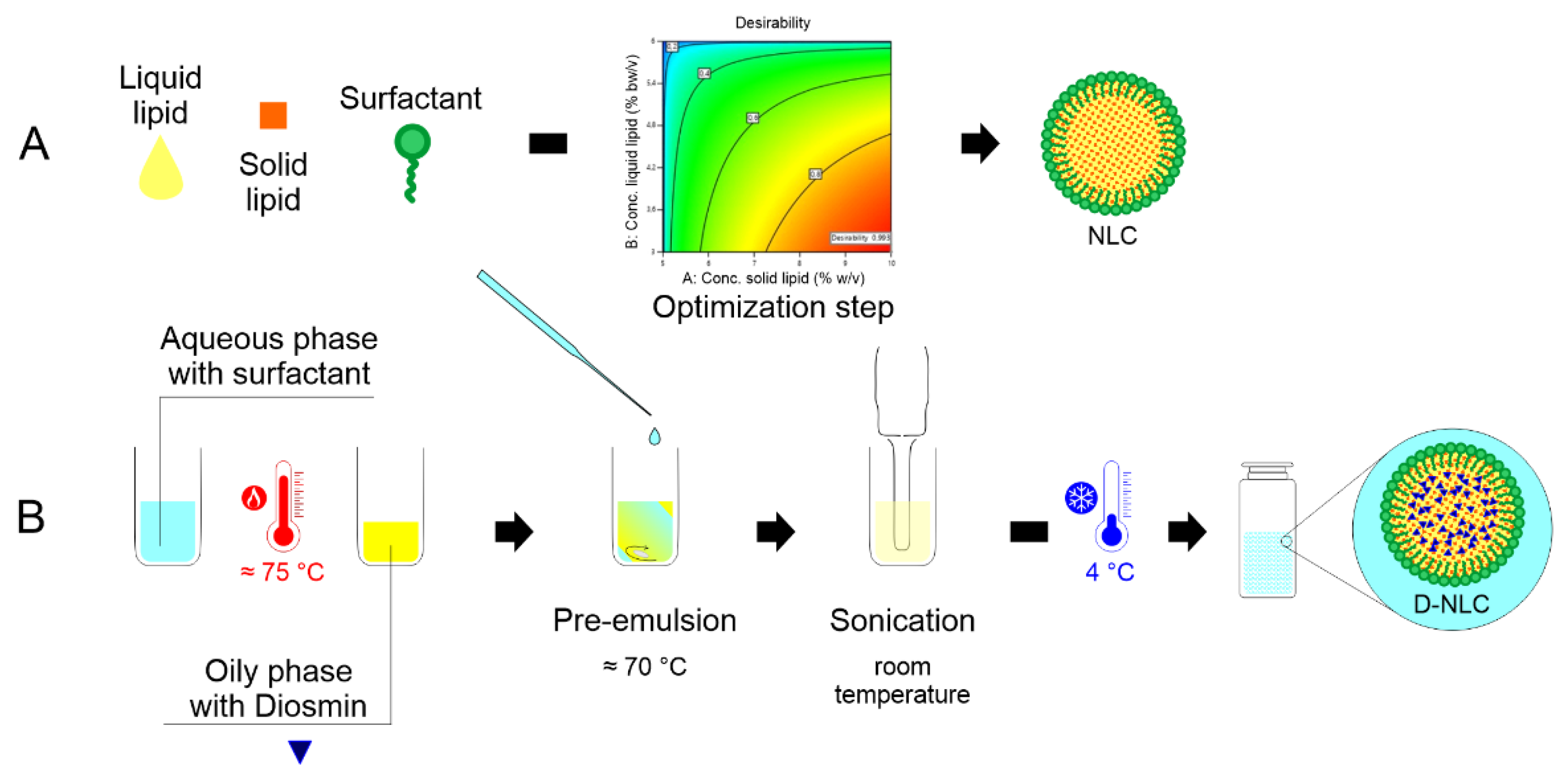 Optimization of Lipid Nanoparticles by Response Surface Methodology to Improve the Ocular Delivery of Diosmin Characterization and In-Vitro Anti-Inflammatory Assessment