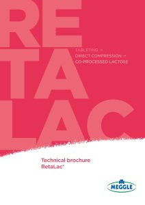 RetaLac_technical brochure by MEGGLE