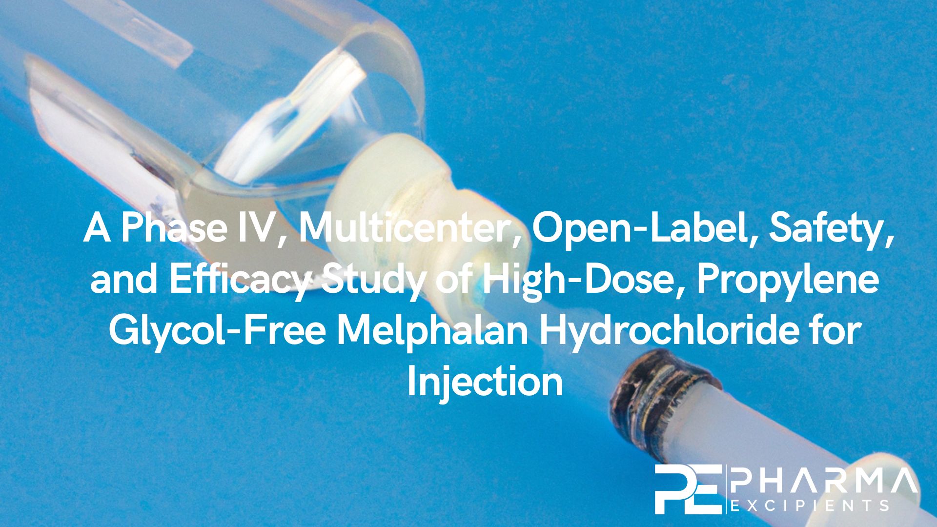 A Phase IV, Multicenter, Open-Label, Safety, and Efficacy Study of High-Dose, Propylene Glycol-Free Melphalan Hydrochloride for Injection (EVOMELA) As a Myeloablative Conditioning Regimen in Chinese Multiple Myeloma Patients Undergoing Autologous Stem Cell Transplantation
