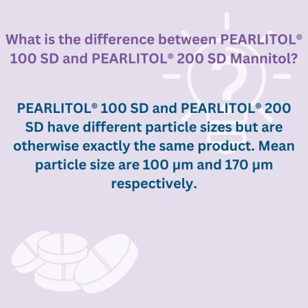 FAQ - Roquette - Pearlitol 7