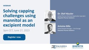 Solving capping challenges using mannitol as an excipient model