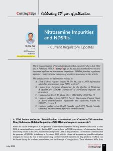 Impurities and NDSRIs