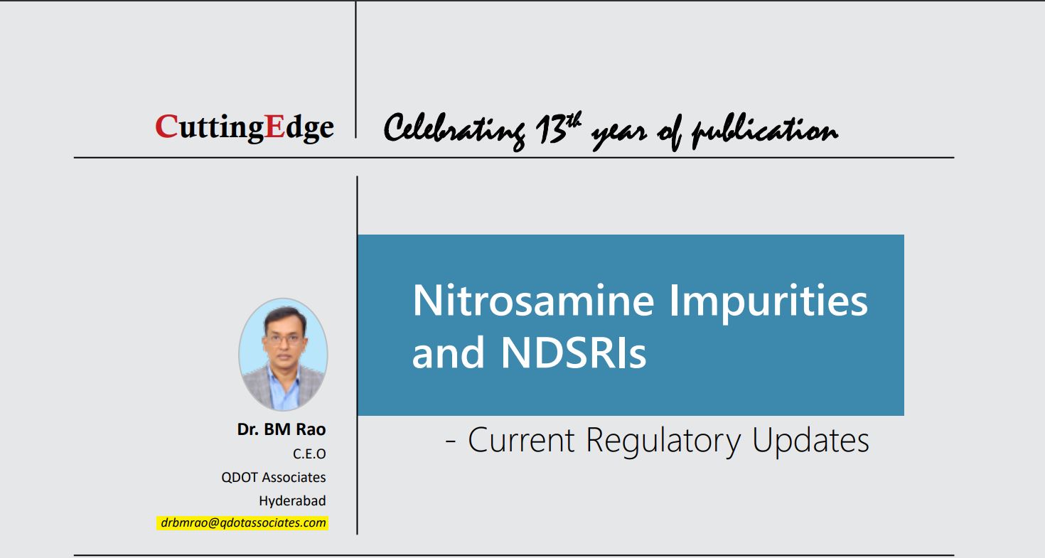 Nitrosamines Impurities and NDSRIs