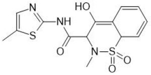Figure 3. Structure of the meloxicam.