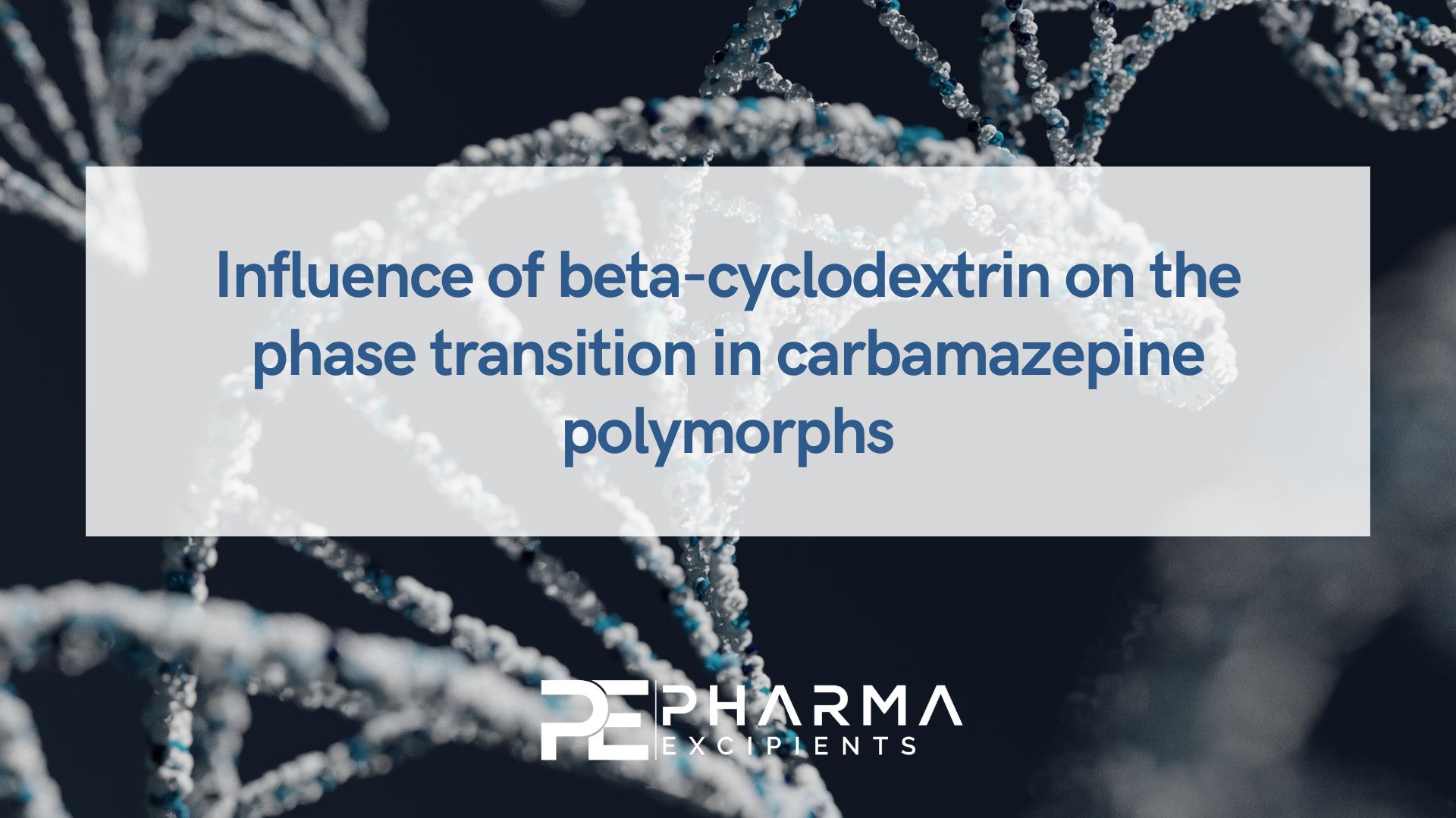 Influence of beta-cyclodextrin on the phase transition in carbamazepine polymorphs