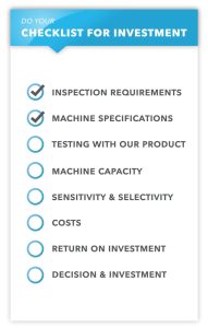 Investing in automated visual inspection and sorting machines_costs, risks and performance evaluation_checklist