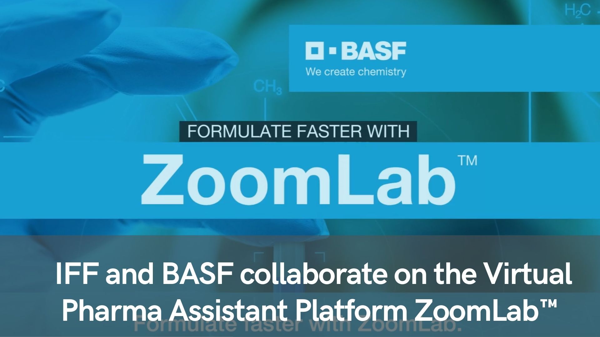 IFF and BASF Collaborate on the Virtual Pharma Assistant Platform ZoomLab™