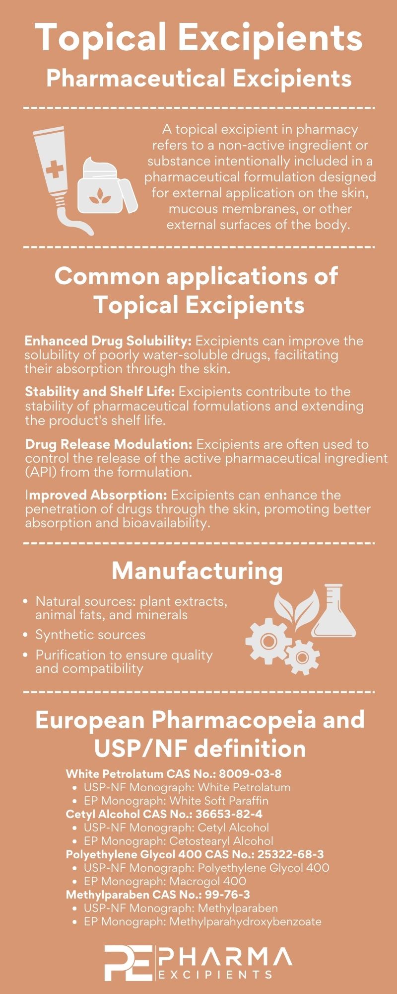 Topical Excipients Infographic