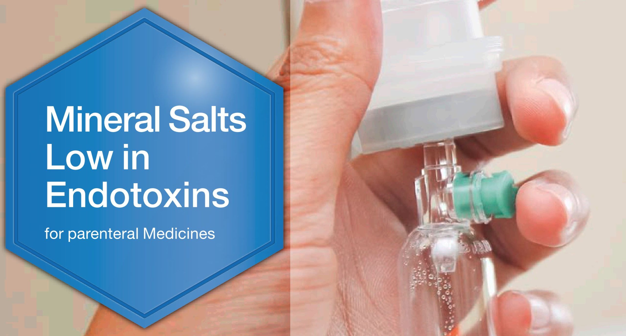Mineral Salts Low in Endotoxins