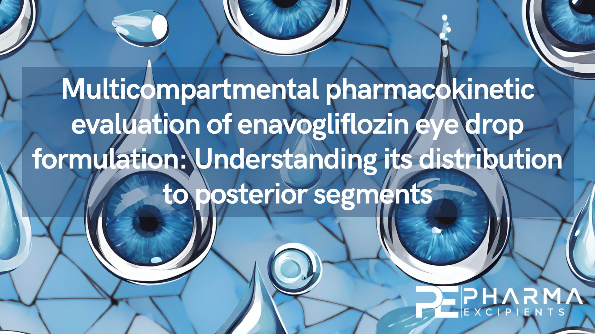 Multicompartmental pharmacokinetic evaluation of enavogliflozin eye drop formulation