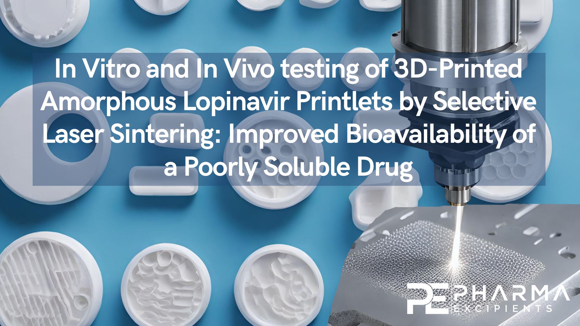In Vitro and In Vivo testing of 3D-Printed Amorphous Lopinavir Printlets by Selective Laser Sinitering Improved Bioavailability of a Poorly Soluble Drug