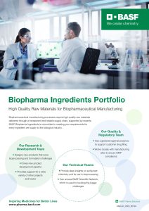 Biopharma Ingredients Portfolio