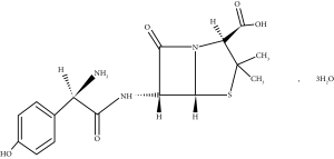 Figure 1_Molecular formula of amoxicillin trihydrate (AT)