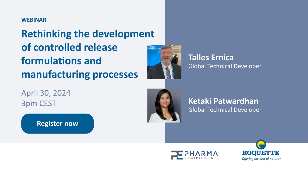 Rethinking the development of controlled release formulations and manufacturing processes_webinar
