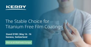Visit Kerry at VitaFoods 2024 to Discuss Titanium Dioxide-Free Film Coatings
