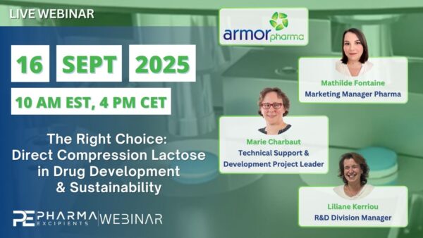 The Right Choice Direct Compression Lactose in Drug Development & Sustainability