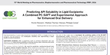 Predicting API Solubility in Lipid Excipients